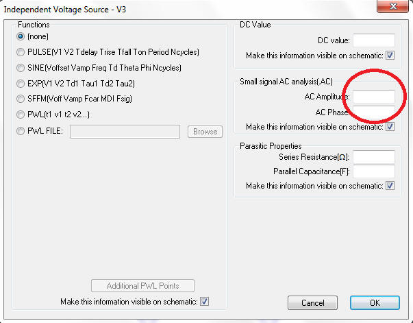 ltspice ac source for mains voltage